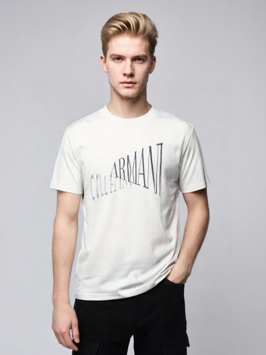 Logo Round Neck Short Sleeves T-shirt( SCT14)