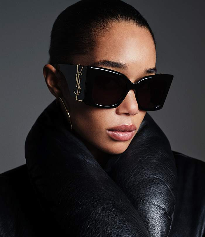 YSL Butterfly Acetate Sunglasses  (SLM119001)