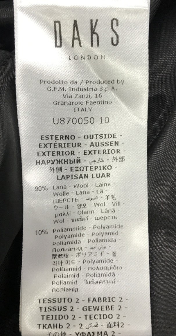 Daks Houndstooth Wrap Coat (U87005010721009 )