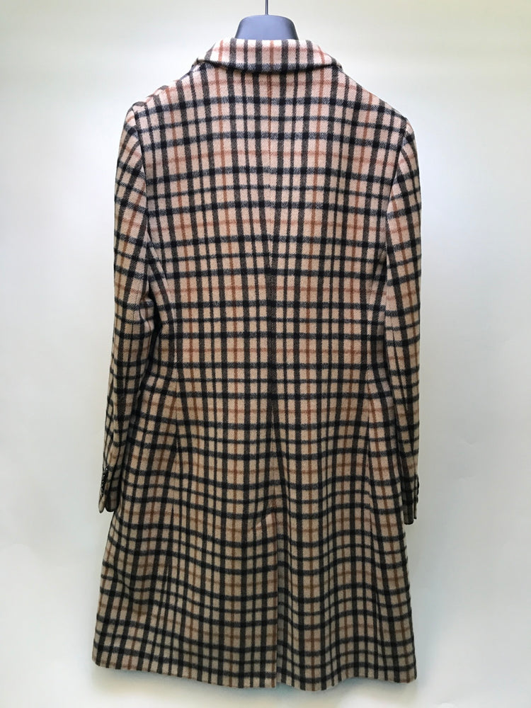 PENCIL HOUSE CHECK JACQUARD COAT
