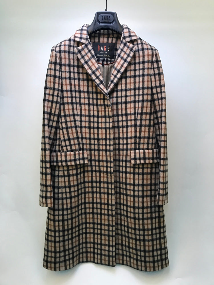 PENCIL HOUSE CHECK JACQUARD COAT