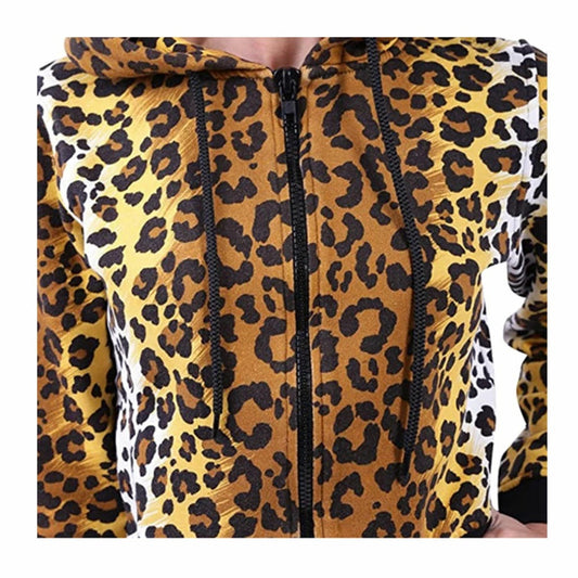 Moschino Leopard print cotton sweatshirt