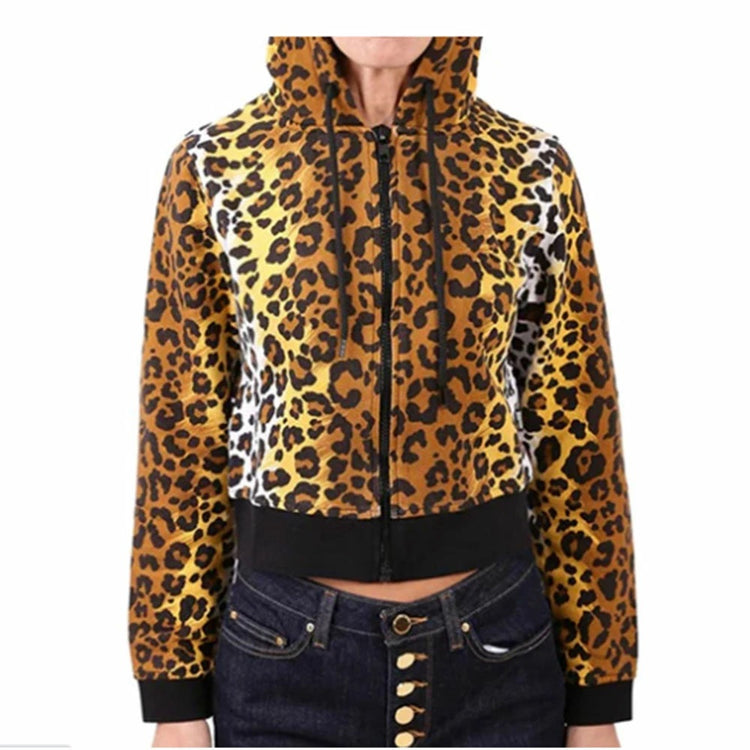 Moschino Leopard print cotton sweatshirt