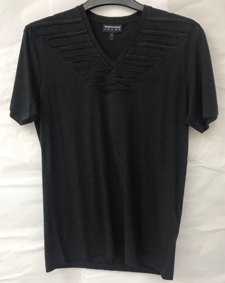 EA  MEN V-neck short-sleeved T-shirt