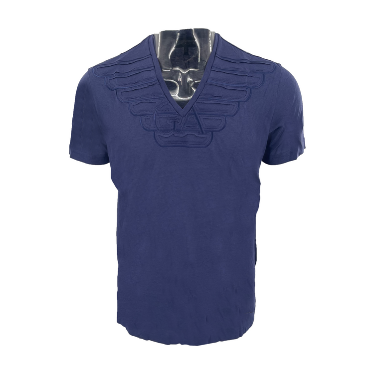 EA  MEN V-neck short-sleeved T-shirt