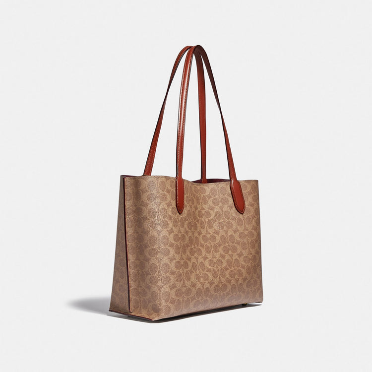 WILLOW TOTE BAG IN SIGNATURE CANVAS