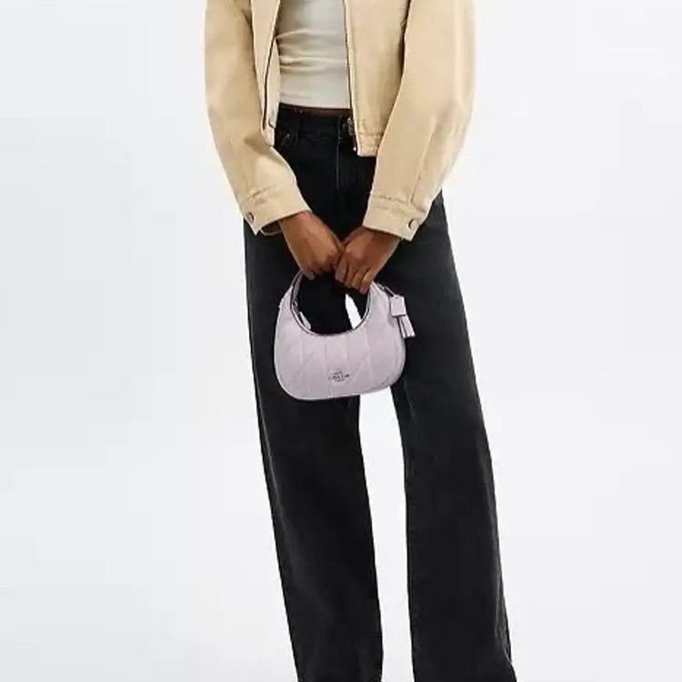 Carmen Mini Crossbody Bag Silver/Pink