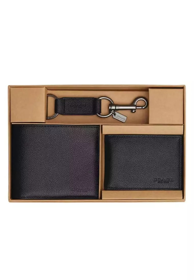 Coach Boxed 3-In-1 Wallet Gift Set