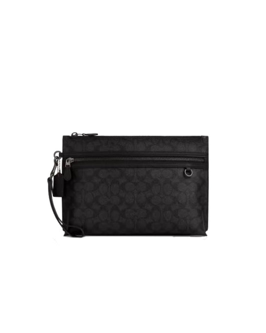 Coach Carry All Pouch In Signature Canvas