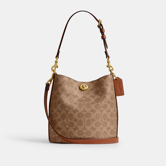 Willow Bucket Bag In Signature Canvas