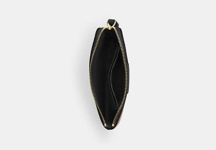Coach - Corner Zip Wristlet In Signature Canvas (CW854)