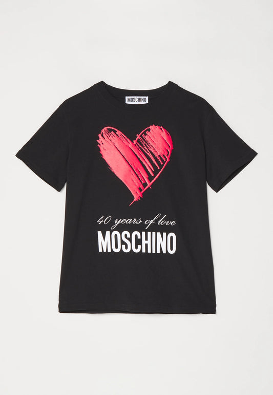 Printed Round Neck Short-Sleeves T-Shirt