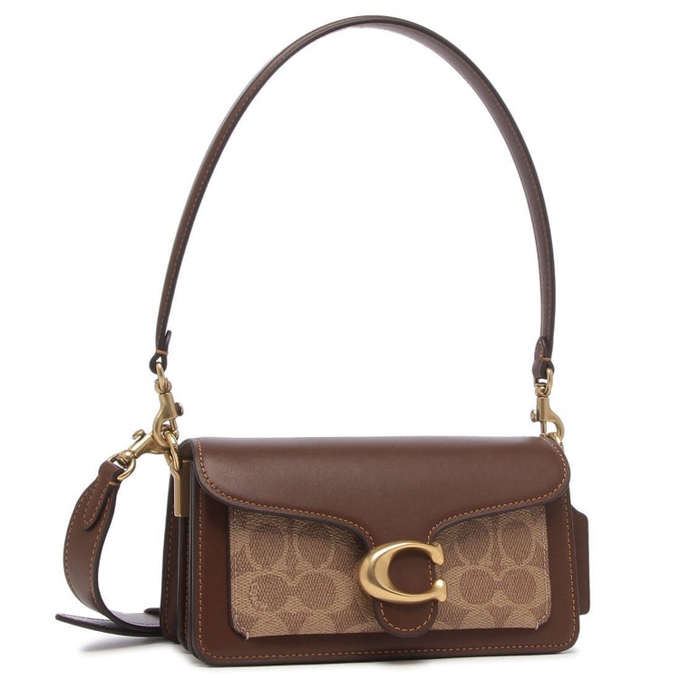 TABBY SHOULDER BAG 20 IN SIGNATURE CANVAS