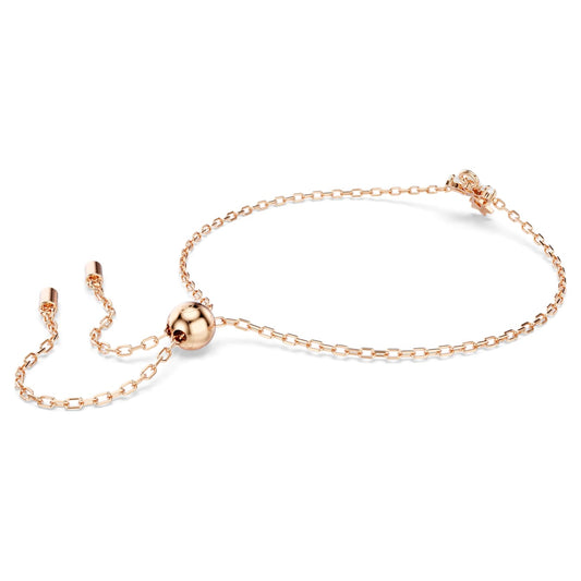 Bracelet Angel, White, Rose gold-tone plated