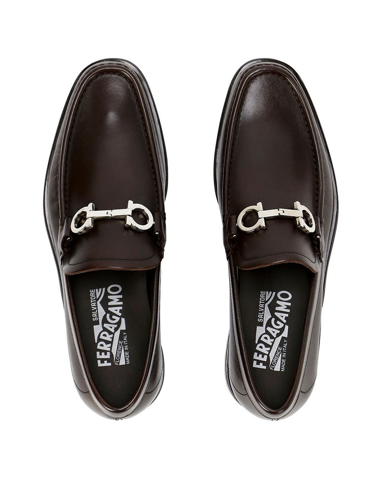 Metal Buckle Leather Shoes