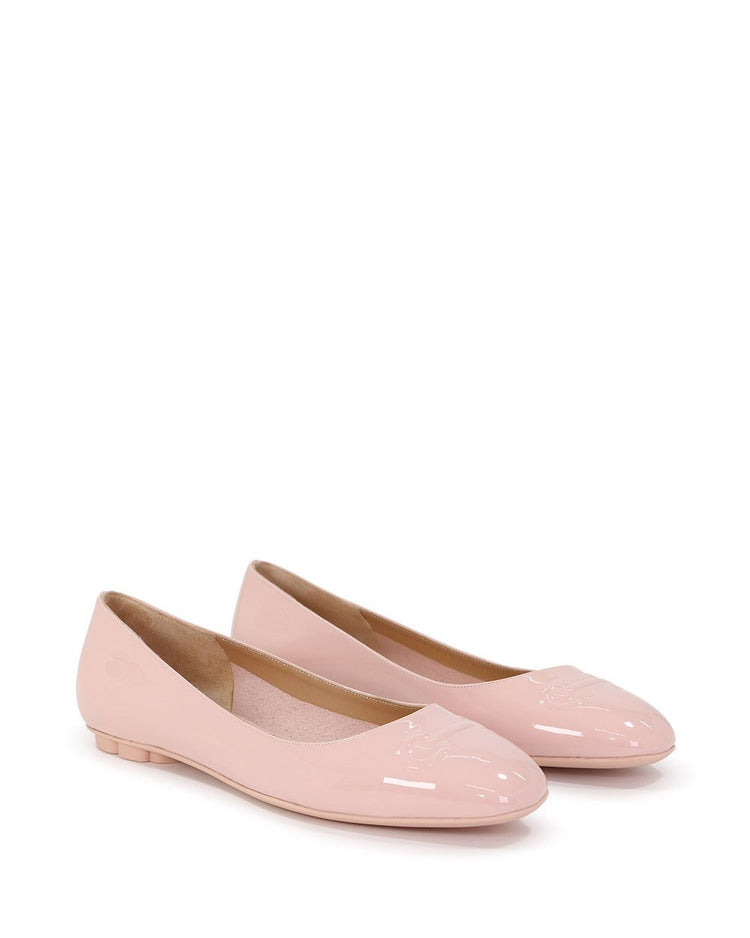 BRONI 1CM BONBON Patent Leather Flats - ISSI Outlet