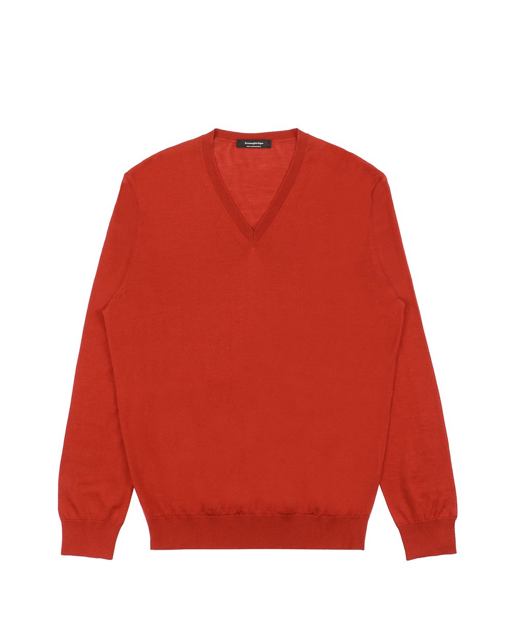 Cotton Long-Sleeves V-Neck Sweatshirt - ISSI Outlet