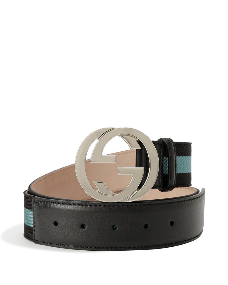 Double G Logo Plate Buckle Belt