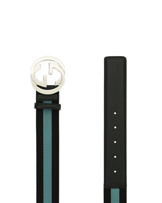 Double G Logo Plate Buckle Belt