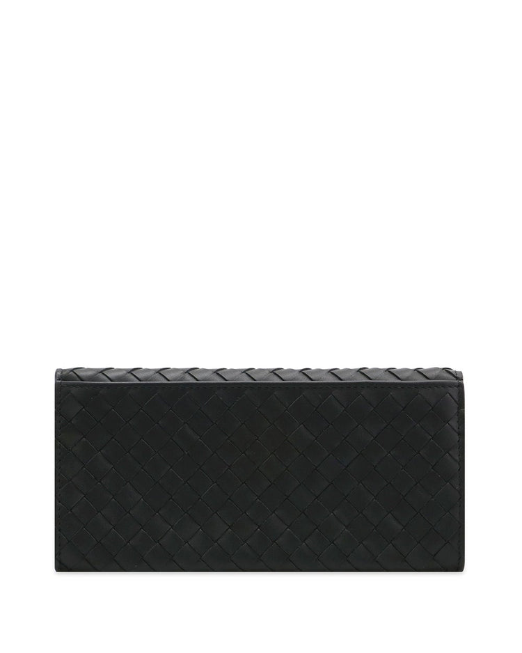 Intrecciato Weave Continental Wallet