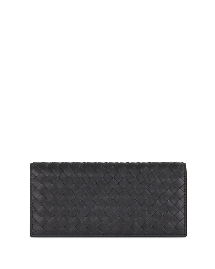 Intrecciato Weave Continental Wallet