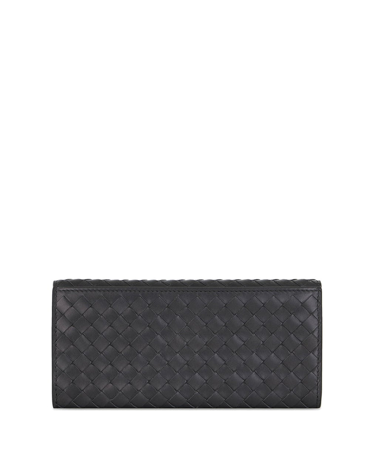 Intrecciato Weave Continental Wallet