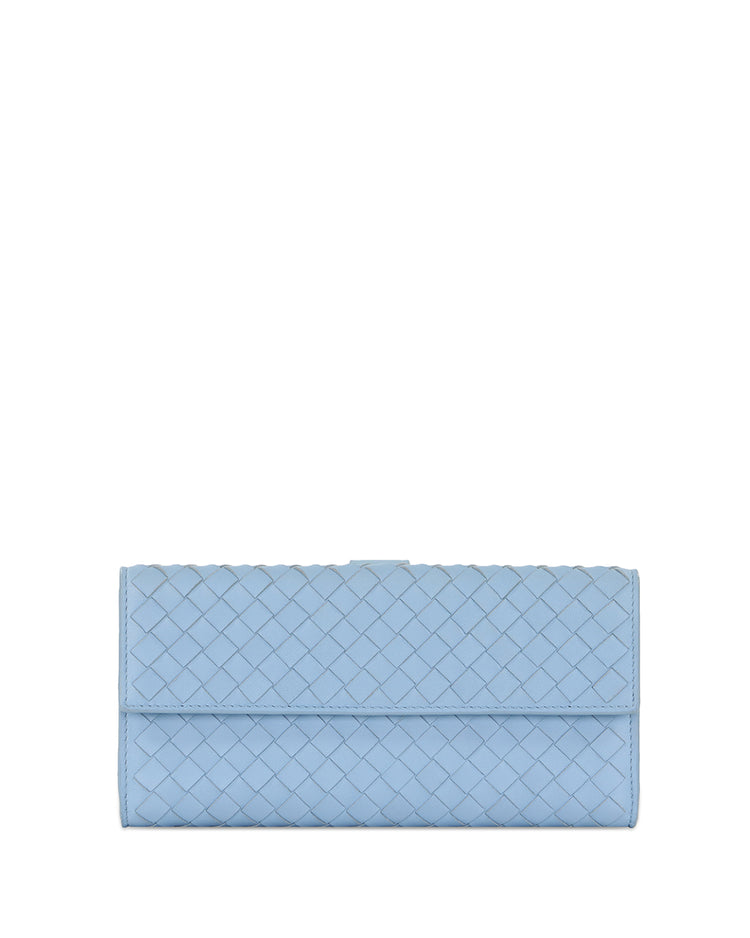 Wallet in Intrecciato Woven Pattern