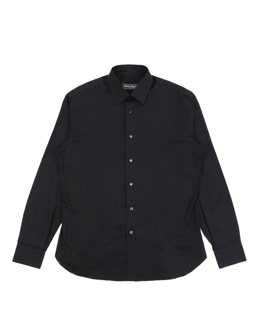 Logo Embroidered Long Sleeves Shirt