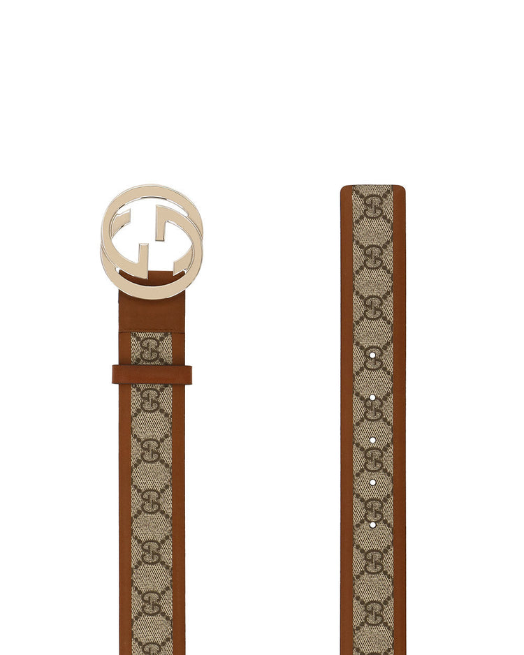 Double G Buckle PVC Belt