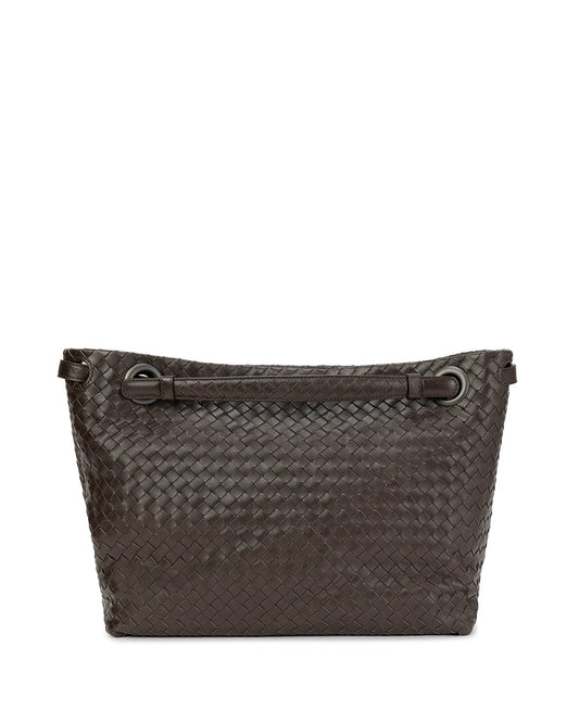 Woven Leather Tote Bag