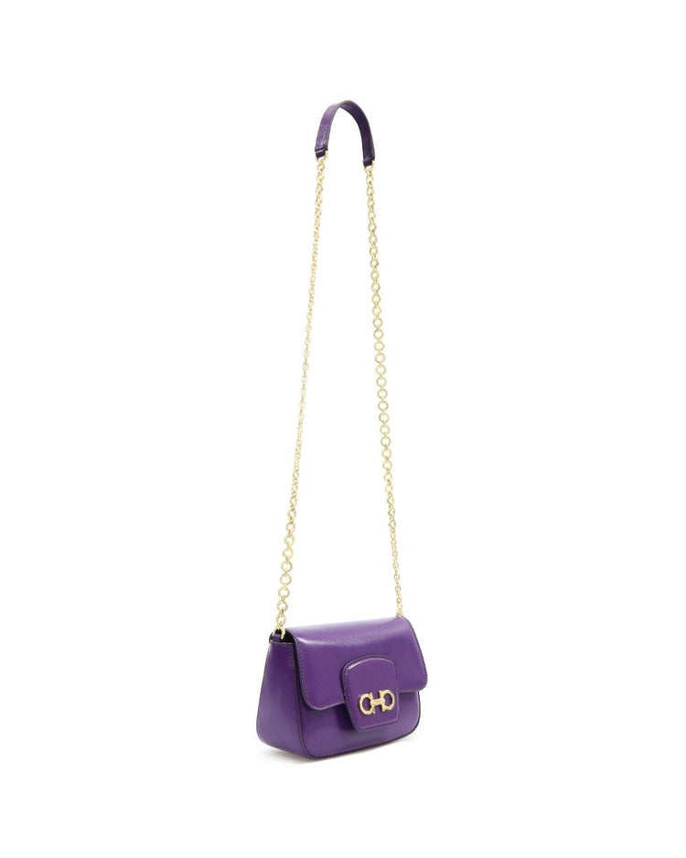 Saffiano Chain Shoulder Bag