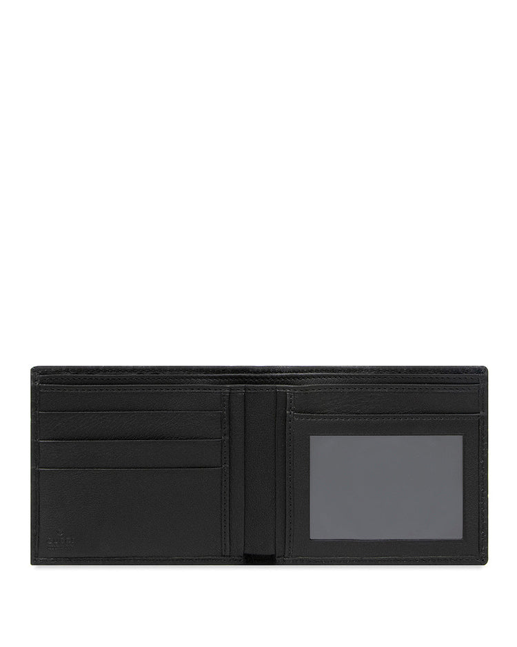 Double G Embossed Cowhide Short Wallet