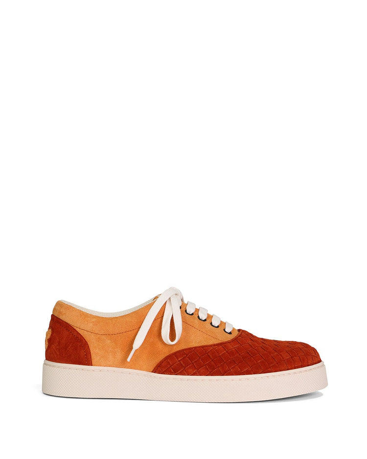 Woven Suede Sneakers