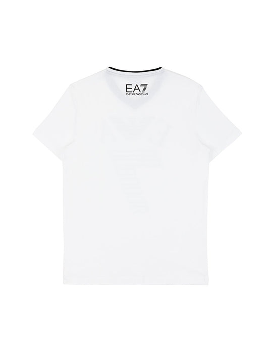 Logo Printed Round Neck Short Sleeved T-Shirt