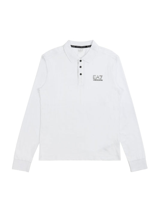 Cotton Long-Sleeves Polo Shirt - ISSI Outlet