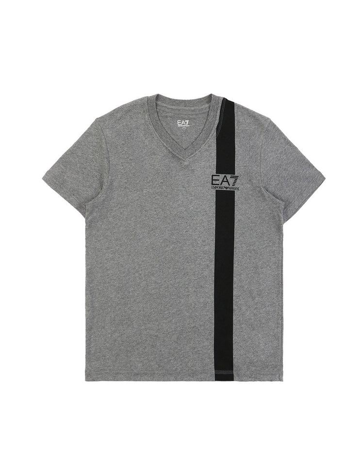 Cotton Printed V-Neck Short Sleeves T-shirt