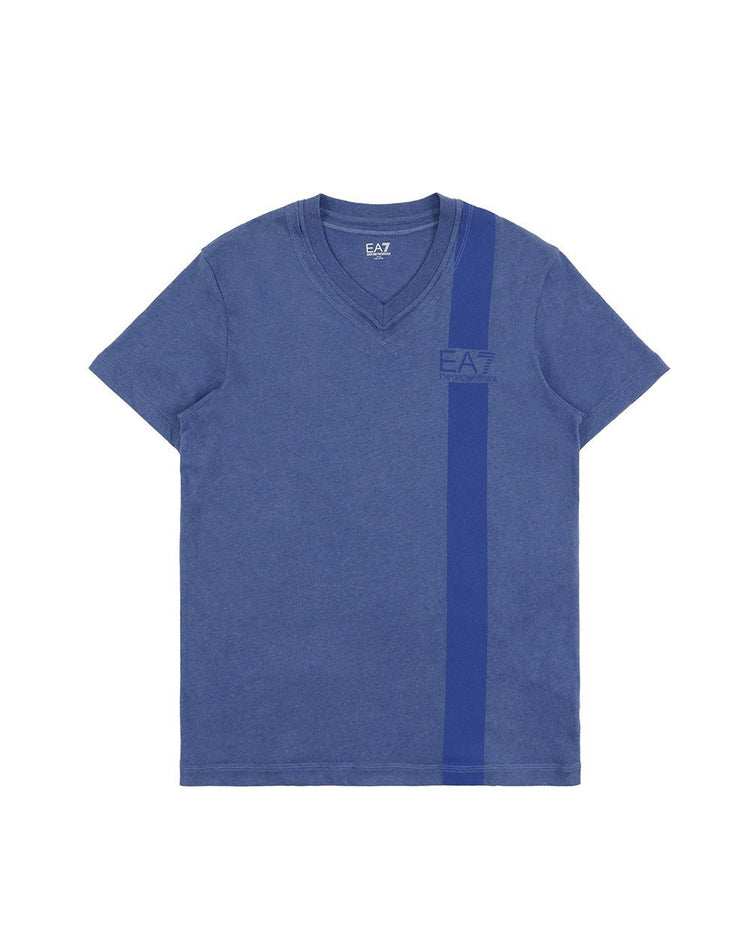 Cotton Printed V-Neck Short Sleeves T-shirt