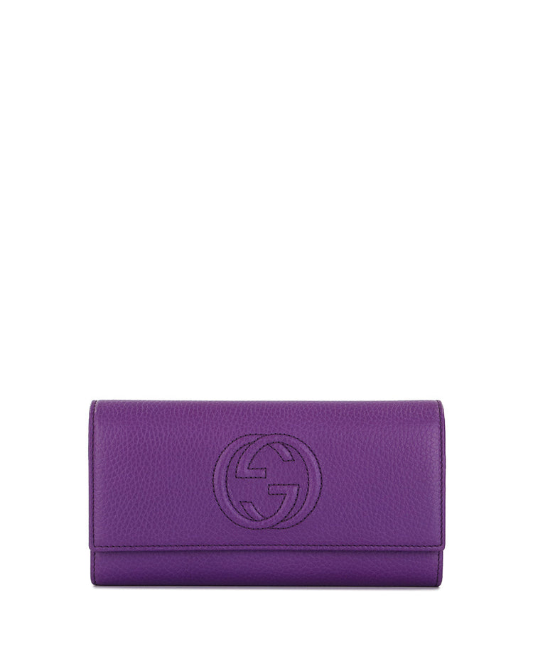 Large Double G Logo Continental Wallet