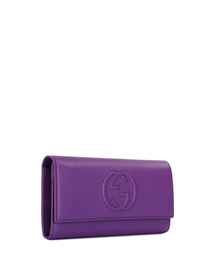 Large Double G Logo Continental Wallet