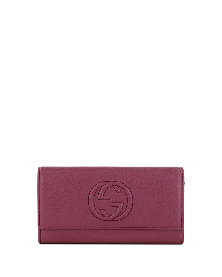 Large Double G Logo Continental Wallet