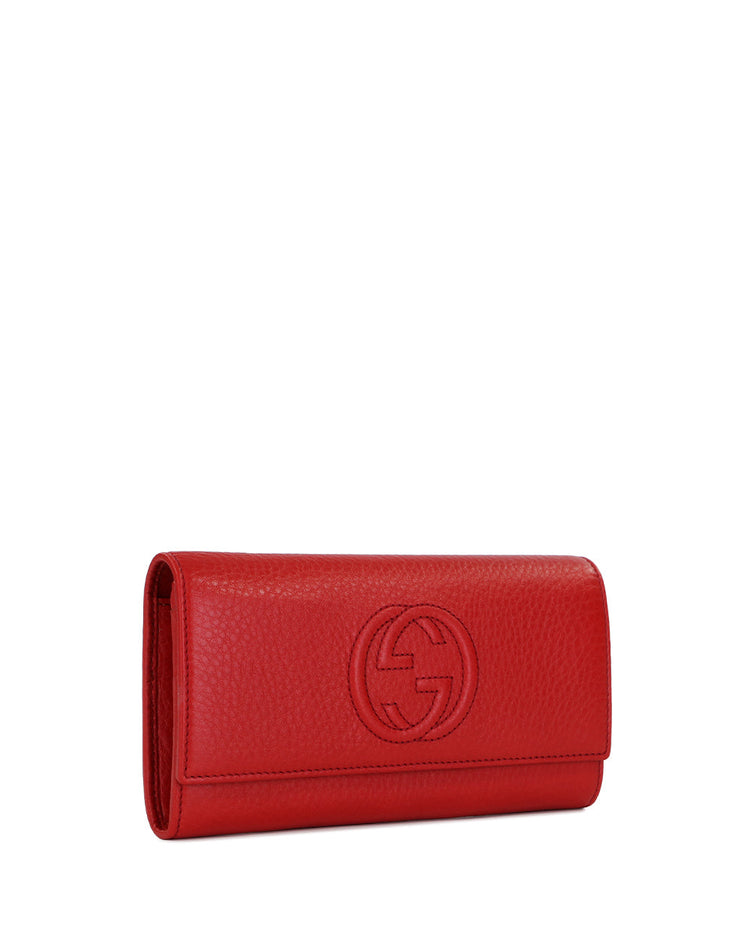 Large Double G Logo Continental Wallet