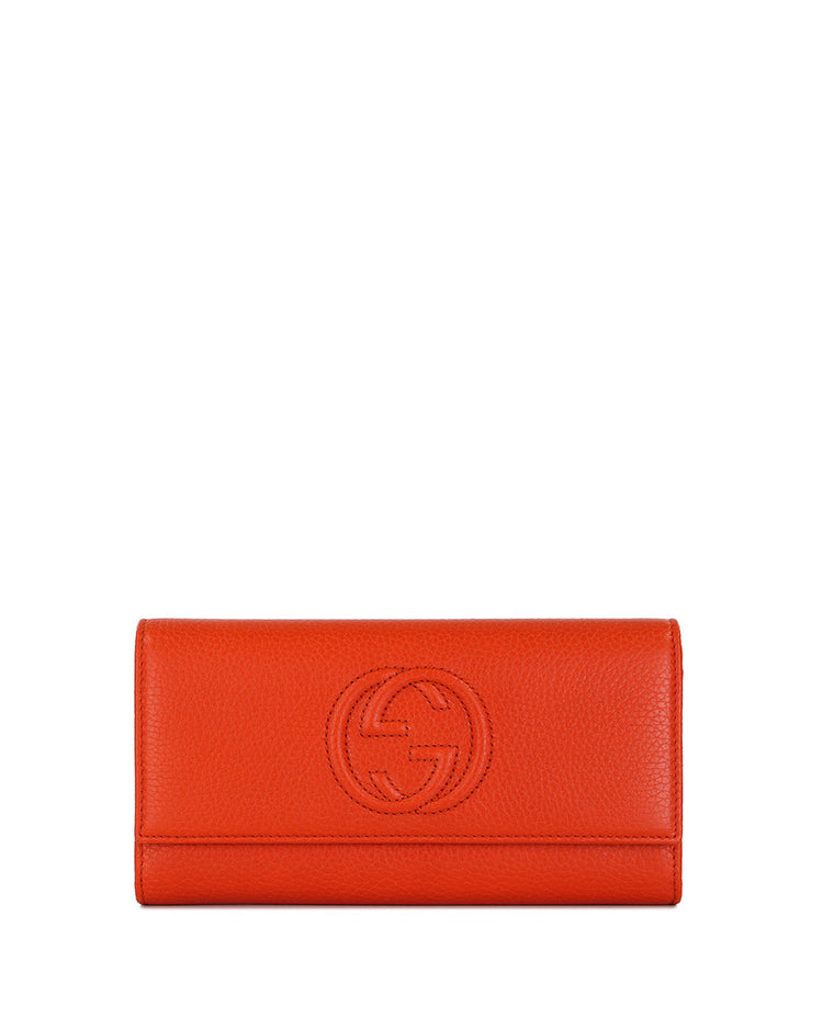 Large Double G Logo Continental Wallet