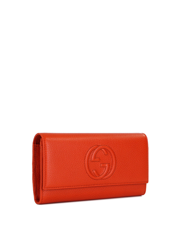 Large Double G Logo Continental Wallet