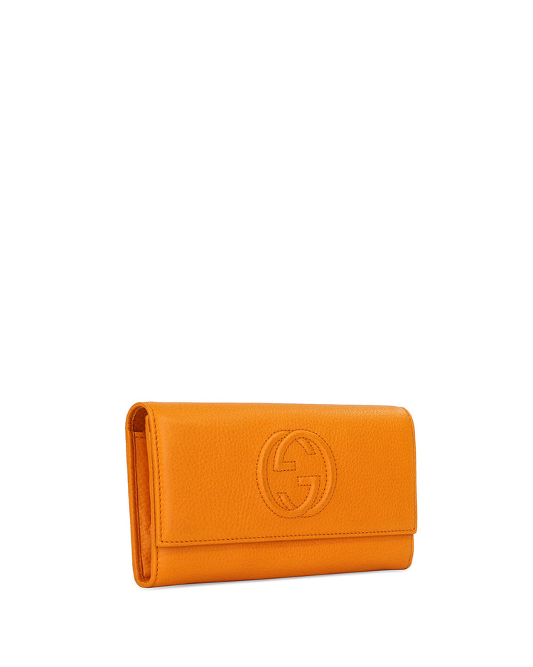 Large Double G Logo Continental Wallet
