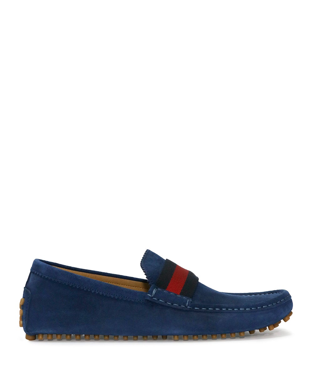 Gucci Miro Soft Web Stripe Loafers