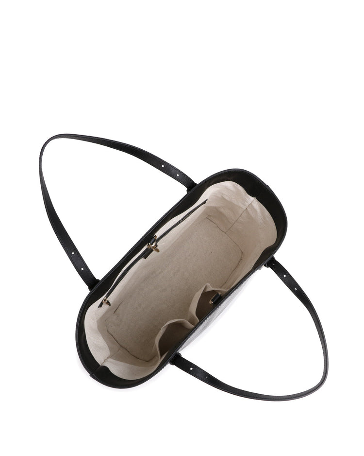 雙 G 陰影印花漆皮手提包