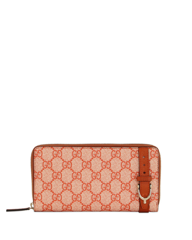 PVC Zip Around Long Wallet