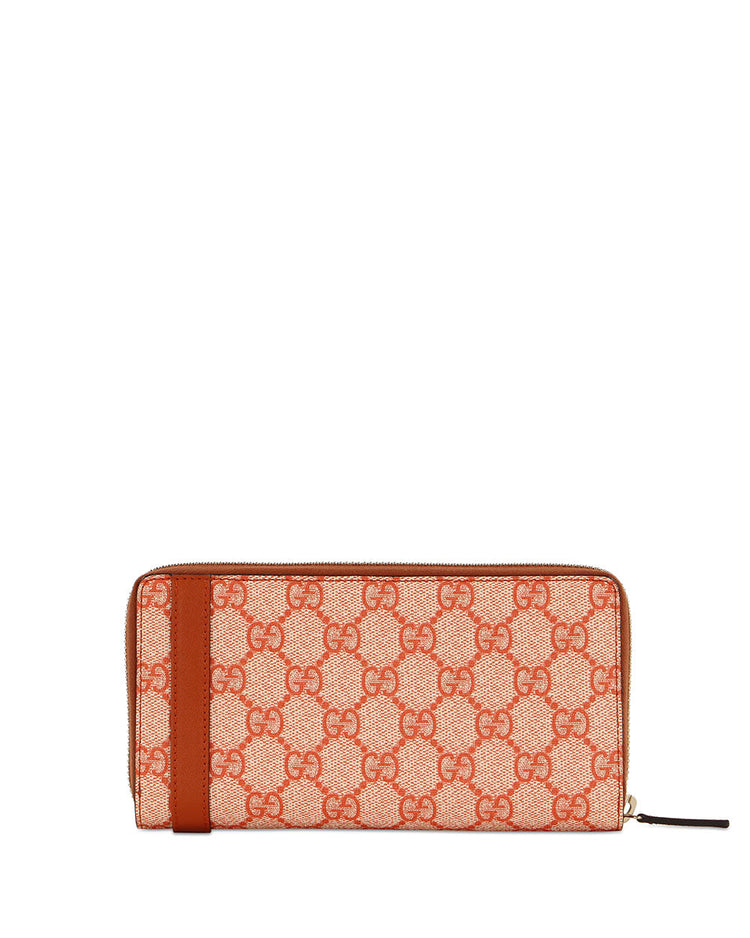 PVC Zip Around Long Wallet