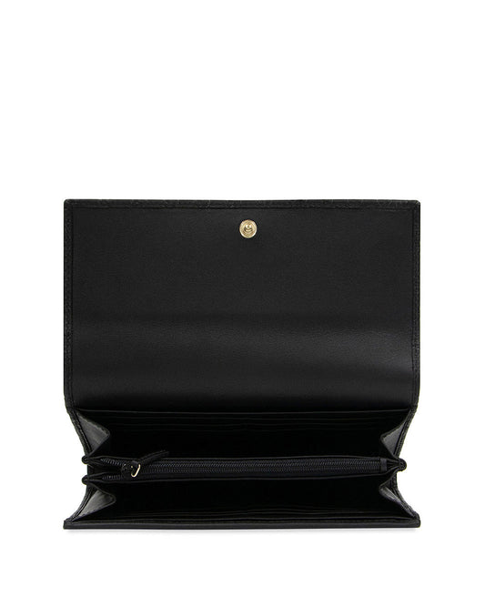 Leather Wallet with Buckle Belt