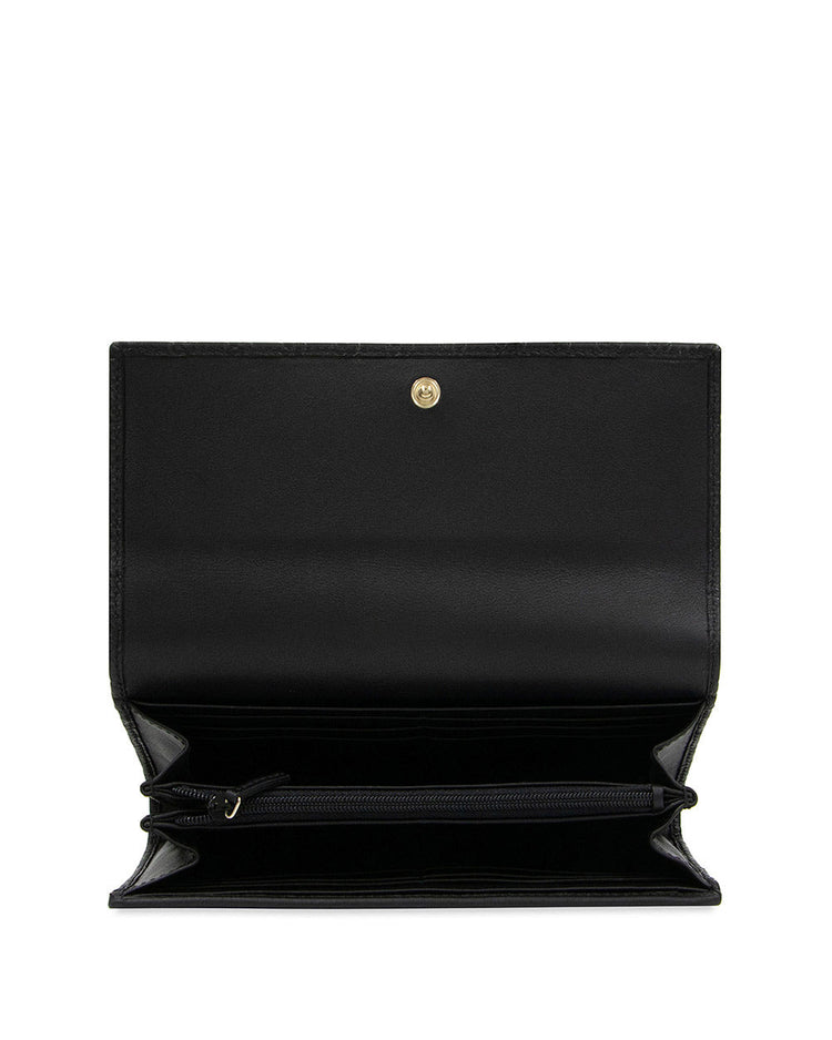Leather Wallet with Buckle Belt